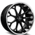 Azad Az99 Wheels Rims 22x9 5x4.5 (5x114.3) Black Stainless Lip 35mm | AZ992295114+35GLOSSBLACK/SSL