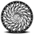 DOORBUSTER PRICING! - Azara Aza-525 Wheel - 18x8 5x100 & 5x114.3 Gloss Black & Machined 35mm | AZA-5251882335BM