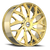 DOORBUSTER PRICING! - Azara Aza-527 Wheel 22x8.5 5x114.3 & 5x120 Nano Gold 38mm | AZA-52722853838NG