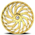DOORBUSTER PRICING! - Azara Aza-531 Wheel 20x8.5 5x112 & 5x114.3 Nano Gold 35mm | AZA-53120853635NG