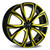 Encore Alloys ENC104 Wheels Rims 24x9 5x4.5 (5x114.3) Black Face Gold Milled 45mm | WENC104-4581