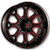 Force Off-Road F42 Wheels Rims 20x10 6x5.5 (6x139.7) Red Milled -12mm | F4220106139.7-12R/M