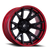Fuel Fc402 Catalyst Wheel 22x10 6x139.7 Matte Black With Candy Red Lip -18mm - FREE T-SHIRT INCLUDED! | FC402MQ22106818N
