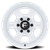 Fuel Fc860 Hype Wheel 17x8.5 5x150 Gloss White 10mm - FREE T-SHIRT INCLUDED! | FC860WX17855810