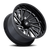 Moto Metal Mo811 Combat Wheel 24x12 5x127 Gloss Black Milled -44mm - MINIMUM PURCHASE OF 4 WHEELS - FREE T-SHIRT INCLUDED! | MO811BE24125044N