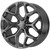 Strada Snowflake R176 Wheels Rims 24x10 6x5.5 (6x139.7) Black Chrome 31mm | R176-463931BC