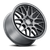 DOORBUSTER PRICING! - Vöxx Noggara Wheel 17x7.5 5x108 & 5x114.3 Carbon Grey 40mm | NOG 775-5008-40 CG