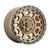 WELD Off-Road Crux Wheels Rims 22x10 5x127 (5x5) 5x5.5 (5x139.7) Bronze Black Ring -18mm | W12020057475