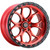 WELD Off-Road Ledge 6 Wheels Rims 17x9 6x135 Red Black Ring 0mm | W13479089500