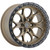 WELD Off-Road Ledge 6 Wheels Rims 17x9 6x5.5 (6x139.7) Bronze Black Ring -12mm | W10679084450