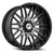 XF Off-Road Xf-240 Wheels Rims 17x9 5x127 (5x5) 5x5.5 (5x139.7) Black Brushed Dark Tint 12mm | XF-24017904312GBBRDDT