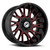 XF Off-Road Xf-230 Wheels Rims 18x9 5x127 (5x5) 5x5.5 (5x139.7) Black Red Machined 12mm | XF-23018904312GBMRED