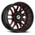XF Off-Road Xf-232 Wheels Rims 18x9 5x127 (5x5) 5x5.5 (5x139.7) Black Red Milled 12mm | XF-23218904312GBMLR