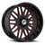 XF Off-Road Xf-240 Wheels Rims 18x9 5x127 (5x5) 5x5.5 (5x139.7) Black Red Milled 12mm | XF-24018904312GBMLR