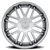 Blaque Diamond Bd-27 Wheel 20x11 5x120 Silver Machined w/ Stainless Lip 42mm - FREE T-SHIRT INCLUDED! | PW#350