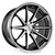 Rohana Rfc10 Wheels Rims 19x10.5 5x114.3 Machine Black W/ Chrome Lip 45mm | RFC10191055114MA45