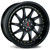 Traklite Turbo Wheels Rims 17x8 4x100 4x114 Gloss Black W/ Gold Rivets 35mm | TLTUR-982-201