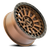 DOORBUSTER PRICING! - AXD As2 Wheel 17x8.5 5x127 & 5x139.7 Satin Bronze w/ Black Lip -5mm | AS2785050-05BR