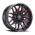 DOORBUSTER PRICING! - Impact Off-Road 819 Wheel 20x10 5x139.7 & 5x127 Gloss Black w/ Red Milling -12mm - FREE T-SHIRT INCLUDED! | 819GBR-21056-12