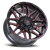 DOORBUSTER PRICING! - Impact Off-Road 819 Wheel 20x10 5x139.7 & 5x127 Gloss Black w/ Red Milling -12mm - FREE T-SHIRT INCLUDED! | 819GBR-21056-12