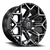 Revenge Rv202 Wheel 20x9 5x127 & 5x139.7 Black Machined 0mm | RV202-209051271397+00BM