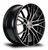 Rtx Vertex Wheels Rims 18x8 5x108 Black Machined 38mm | 81918