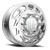 Adf Payload Left Dually Wheel 28x8.25 8x165.1 Polished 132mm - FREE T-SHIRT INCLUDED! - MINIMUM PURCHASE OF 4 WHEELS | D201PP288222+132L