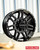 Raceline 931B Injector Wheels Rims 17x9 8x165.1 Matte Black -12mm | 931B-79080-12