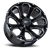 Impact Off-Road 817 Wheels Rims 22x10 5x139.7 5x150 Gloss Black Milled -12mm | 817GB-221053-12