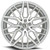 Modern Luxury Ml-3 Wheels Rims 20x8.5 5x120 Silver Machined 35mm | ML3-20855120+35SMF