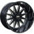Xm Offroad Xm-312 Wheels Rims 18x9 5x139.7 5x150 Black Milled 0mm | XM3121895139751500110BM