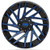 Xm Offroad Xm-351 Wheels Rims 24x10 6x135 6x139.7 Gloss Black W/ Blue Milling -6mm | XM351241061356139-6108GBBM