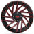 Xm Offroad Xm-351 Wheels Rims 24x10 6x135 6x139.7 Gloss Black W/ Red Milling -6mm | XM351241061356139-6108GBRM