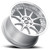 Esr Cs12 Wheels Rims 19x9.5 5x112 Hyper Silver W/ Machined Lip 35mm | 99551235 CS12HS-ML