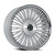 DOLCE LUXURY Razzo Wheels Rims 24x10 Blank Custom Drilled Gloss Sliver With Brushed Face & Stainless Lip 35mm | RAZZO-241000GSBF