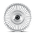 DOLCE LUXURY Trento Wheels Rims 22x9.5 Blank Custom Drilled Gloss Sliver With Brushed Face 35mm | TRENTO-229500GSBF