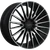 Ravetti M18 Wheels Rims 18x8 5x112 5x114.3 Black Machined 38mm | RAV-M18-8845BM