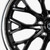 Curva Cff76 Wheels Rims 20x10.5 5x114.3 Gloss Black Stainless Lip 35mm | CFF76-20105BLNK3573BSL