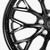 Curva Cff76 Wheels Rims 20x8.5 5x114.3 Gloss Black 35mm | CFF76-20851143573B