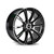 Drw D23 Wheels Rims 17x7.5 5x100 5x114.3 Gloss Black Machine Face 38mm | D23-177510H3873BMF