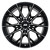 Big Baller Brand H157 Z10 Wheels Rims 20x10.5 5x114.3 Gloss Black With Machined Face 40mm | H157-Z10-1627
