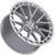 Tis 504S Wheels Rims 20x8.5 5x120 Gloss Silver 35mm | 504S-2851235