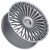Tis 507S Wheels Rims 18x8 5x114.3 5x120 Gloss Silver 35mm | 507S-8805735