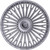 Tis 507S Wheels Rims 22x10 5x115 5x120 Gloss Silver 18mm | 507S-2205518
