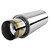 Spec-D Style Spiral Muffler w/ 3 Inch Inlet & Burnt Tip | SPE MF-SS3103T
