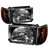 Spec-D Black Headlight with Corner Light w/ Crystal Housing | SPE 2LCLH-4RUN99JM-KS
