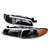 Spec-D Black Headlight with Corner Light w/ Crystal Housing | SPE 2LCLH-GPX97JM-KS