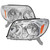 Spec-D Headlights w/ Chrome Housing & Amber Reflector | SPE 2LH-4RUN03-GO