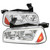 Spec-D Headlights w/ Chrome Housing, Sequential Turn Signal & Amber Reflector | SPE 2LH-CHG05-G3-RS