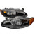 Spec-D Black Headlights w/ Crystal Housing | SPE 2LH-MONT00JM-KS